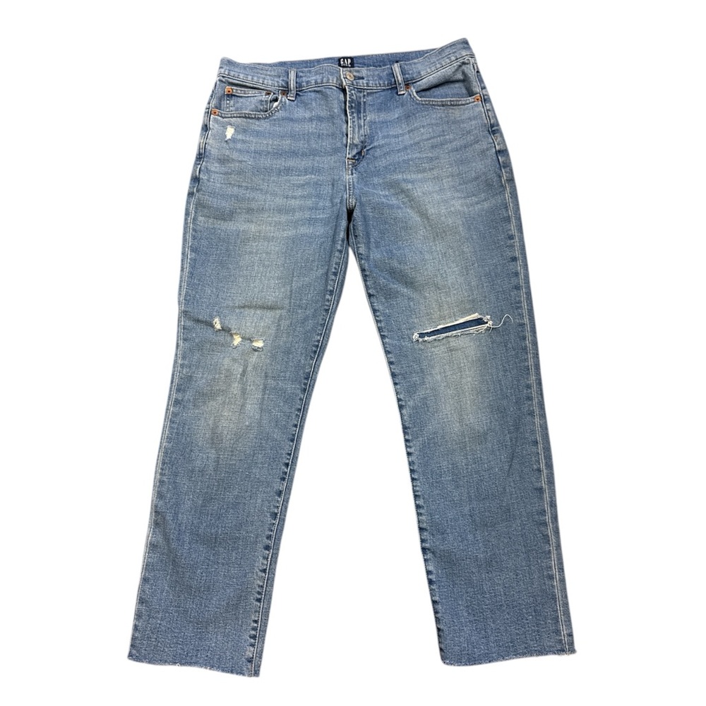 GAP Light Blue Straight Leg Girlfriend Jeans